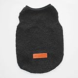 PIXRIY Small Dog Sweater Vest, Winter Cold Weather Warm Pullover Fleece Dog Jacket Sleeveless Puppy
