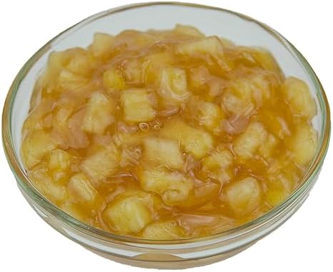 Diced Apple Filling, 18-Pound Bulk Tub - Premium Apple Pie and Pastry Filling, Kosher Certified for Baking, Turnovers, and Desserts