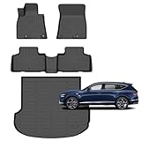for Genesis GV80 Floor Mats 2025 2024 2023 2022 2021(Only fit 5 Seats),Car Mats for Genesis GV80 All Weather Floor Mats Cargo Liner Accessories 2021-2025