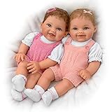 The Ashton-Drake Galleries So Truly Real Collector's Edition Twin Baby Dolls Set by Ping Lau, Lifelike RealTouch Vinyl, Poseable with Weighted Cloth Body