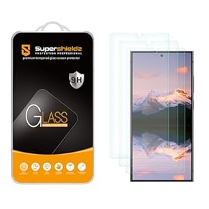 Supershieldz (3 Pack) Designed for Samsung Galaxy S25 Ultra Tempered Glass Screen Protector, Anti Scratch, Bubble Free