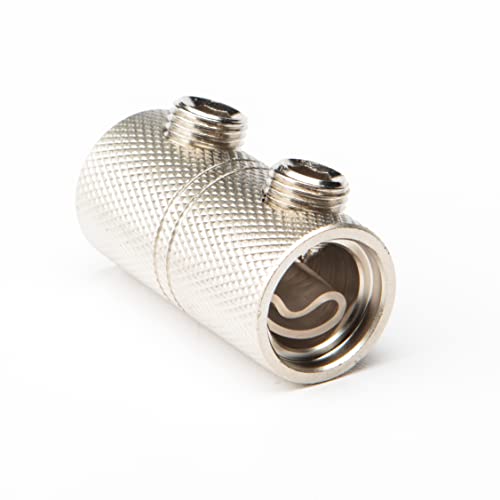 Harmony Audio Ha-Wc0 Car Stereo Power Or Ground 1/0 Gauge Wire Splice Coupler - Nickel Plated #TOP5