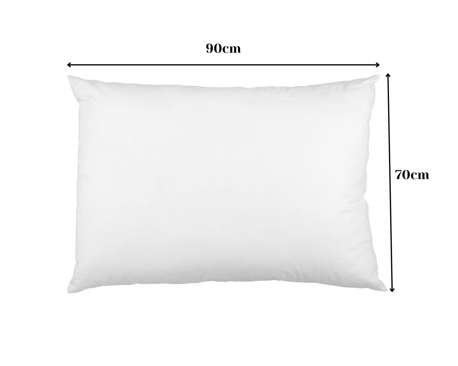 BINNENKUSSEN - kussenvulling 60x60 cm - 100% polyester vulling - 670 gram