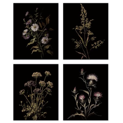 Fleur d'automne TLESKE pour habiller un mur vide avec des affiches botaniques cottagecore