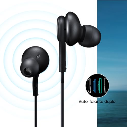 Image of Samsung EO-IA500 3.5mm Earphone, Black - EO-IA500BBEGWW