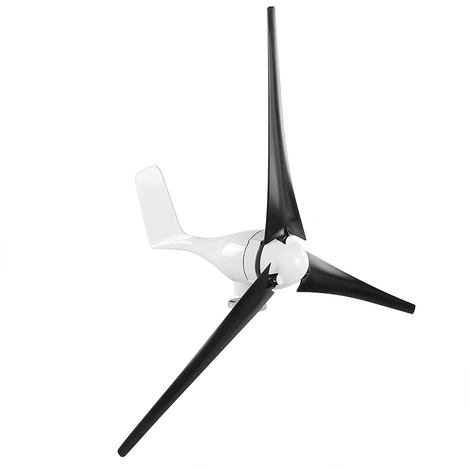 Yosoo Health Gear Kit de Generador de Turbinas Eólicas de 300 W, Aerogenerador de Plástico de Aleación con Controlador, 3 Palas, 12 V, 24 V, 48, para Barcos, Cabinas, Terrazas y Carga de Casas