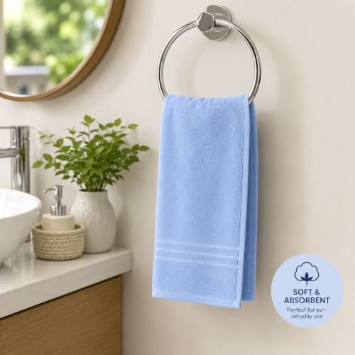 Image of BENAVJI Hand Towel 21 x 14 CM | Ultra Soft & Super Absorbent Quick Dry Bath Towel for Men, Women & Kids | Multipurpose Bathroom, Gym & Travel Towel Pack of 3