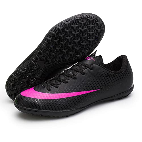 Botas De Fútbol, ??adolescentes, Adultos Para Césped, Entrenadores Zapatillas De Atletismo Profesionales, Zapatos De Fútbol Clásicos Antideslizantes Para Niños, Niñas, Hombres, Mujeres (37,Black)
