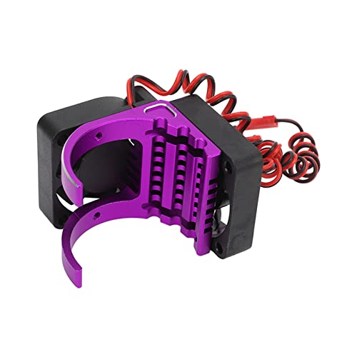 Disipador de calor RC doble ventilador para motores de 4.2cm en coches radiador de aluminio