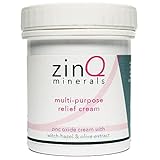 Multi-purpose Zinc Relief Cream made with Zinc Oxide & Witch Hazel 150ml | Simple Mineral Relief Cream