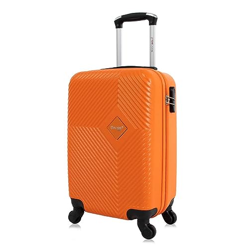 Mala de viagem bordo pequena 10kg Zug Swiss Move Laranja