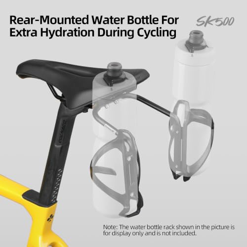 Image of Rhinowalk Bike Seat Bag Stabilizer, Anti-Shake Design with Dual Water Bottle Cage Mounts, Fits Most Road & Mountain Bikes