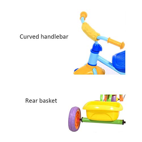 Kind Dreirad leichtes Kind Fahrrad Baby Unruh von 1-3-6 Jahre alten Spielzeugsicherheit Material leicht und langlebig… – Bild 3