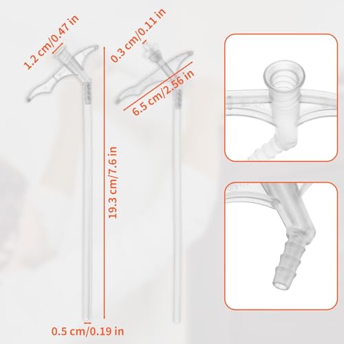 Image of 20PCS Clear Spray Foam Tube, Plastic Tube-Nozzle Foam for DIY Spraying, Spray Foaming Tubes Nozzle for Filling Gaps, Insulating, and Sealing Various Surfaces