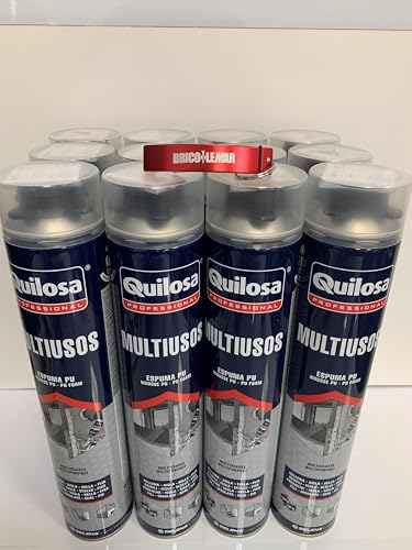 Espuma Poliuretano Pistola 700ml Quilosa Caja 12 Unidades