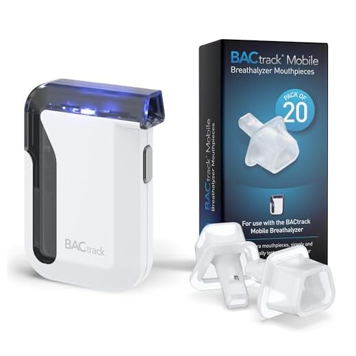 BACtrack Mobile Smartphone Breathalyzer and 20 Pack Mouthpiece Bundle
