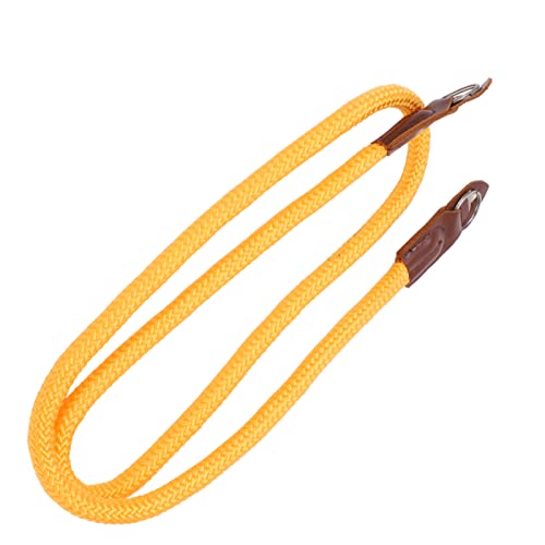 Alça de câmera, alça de pescoço confortável para todas as câmeras(amarelo)