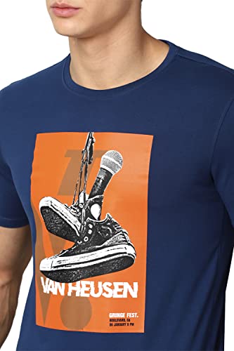 Image of Van Heusen Men's Cotton Slim Fit T-Shirt