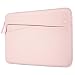 Tomtoc 15 Inch New MacBook Pro with Touch Bar A1707 Sleeve Case Cover with Accessory Pockets, 14 Inch Lenovo Acer HP Chromebook Bag, Support up to 13.75 x 9.48 In, Pink