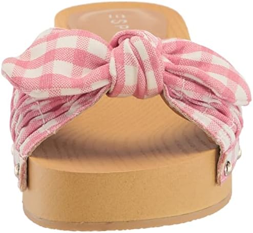 Esprit Women's Capri Slide Sandal, Pink Gingham, 9.5 | Image 1