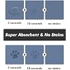 Absorbent Dog Food Mat-Dog Cat Mat for Food and Water Bowl, Quick Dry Pet Food Mat, No Stains Pet Feeding Pad, Cat Accessories Pet Supplies-Water Bowl Mat for Messy Drinkers