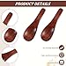 4 Pcs Tiny Wooden Spoons - Handmade Tiny Spoons For Spices, Salt, Sugar, Sauces, Honey, Mustard, Cooking, And Dips