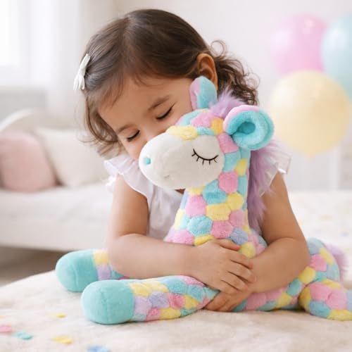Image of Babique Ziraffe Multi Plush Soft Toy Cute Kids Animal Home Decor Boys /Girls (45 cm)
