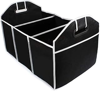 IMBTECH| 2 in 1 Car Boot Organiser, Shopping Tidy Heavy Duty Collapsible Foldable Storage, Car Boot Bag, Auto Car Storage Organiser, Foldable Storage Boot Organiser Box.