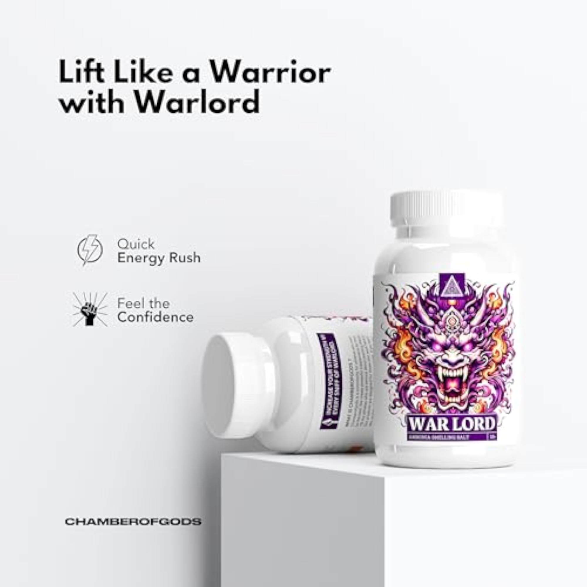 Onigod & Warlord Smelling Salt Bundle for Energy and Focus
