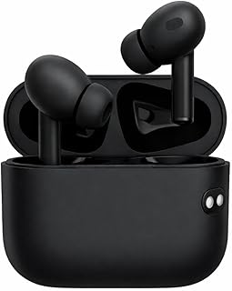 PrimeeVaultt Wireless In Ear Earbuds, Bluetooth 5.1 TWS Earphones With Built-in Mic, Long Playtime, Fast Charging, Smart Touch Control, 12mm Driver (Black)