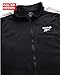 Reebok Boys' Tracksuit - 3 Piece Tricot Zip Sweatshirt, Jogger Sweatpants, T-Shirt - Activewear Outfit Set for Boys (8-12), Size 12, Black
