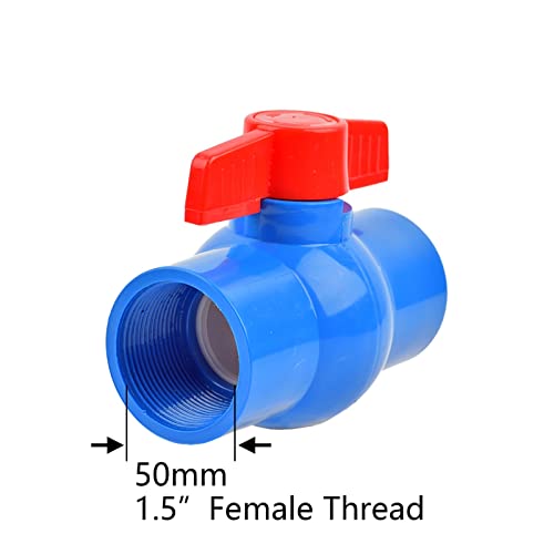 Vanne d'irrigation pour jardin et gestion de l'eau en PVC bleu