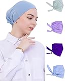 COUPE DÉCONTRACTÉE - Les tissus en viscose et en coton peigne, qui ne causent pas d’inconfort même en utilisation à long terme, sont compatibles avec de nombreux tissus de vêtements islamiques. Le tissu Bonnet Hijab Femme s’adapte parfaitement au corps et offre une liberté de mouvement.