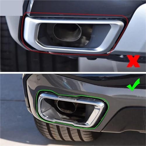 Cache-embout d'échappement BMW X6 G06 pour masquer canules usées
