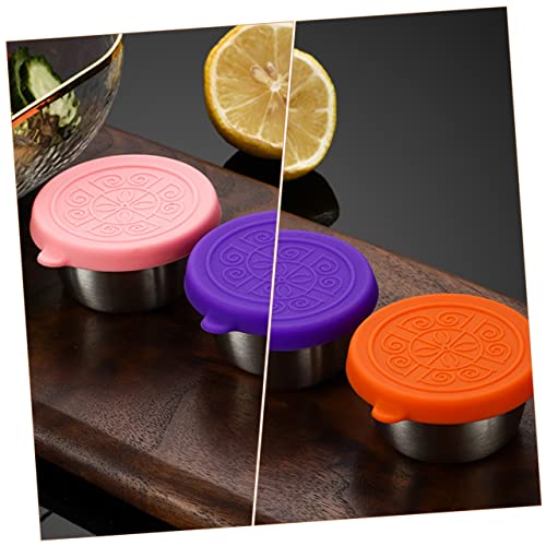 Tapas para salsas PRETYZOOM de silicona flexible y elástica pack de 18 cubiertas duraderas 5