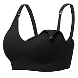 Photo Gallery angelhood reggiseno da allattamento a costine senza fili con scollo a v reggiseno premaman per allattamento a taglio basso bralette per dormire allattamento al seno con estensioni, nero, xx-large Photo Gallery angelhood reggiseno da allattamento a costine senza fili con scollo a v reggiseno premaman per allattamento a taglio basso bralette per dormire allattamento al seno con estensioni, nero, xx-large