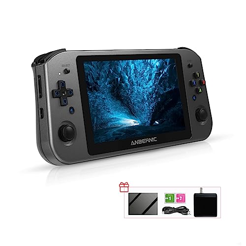 Daxceirry WIN600 Video Handheld PC Game Console Win 10 Edition 8G DDR4 with 128G M.2 SSD, Support Steam OS with AMD Athlon Silver 3020e 5.94in OCA Full Lamination IPS Screen (3020-BLACK)