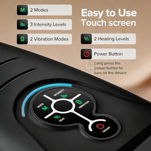 Image of AERLANG Hand Massager Hand Massage Machine with Heat and Compression Birthday Gifts for Women Husband Gifts Electric Hand Massager for Arthritis and Carpal Tunnel Cordless Massagers