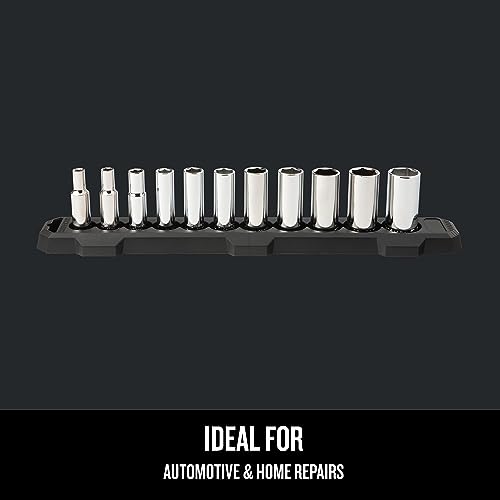 Image of CRAFTSMAN Socket Set, SAE, 3 /8 inch Drive, 6 Pt., 11Piece (CMMT12044) (Pack of 6)