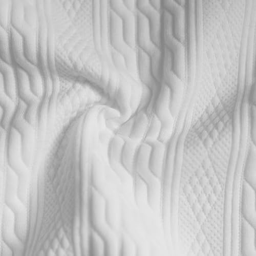 Athleisure Cable Jacquard Set Men,Men's 2-Piece V-Neck Baggy Sweatshirt & Joggers Solid Jacquard Drop Shoulder4