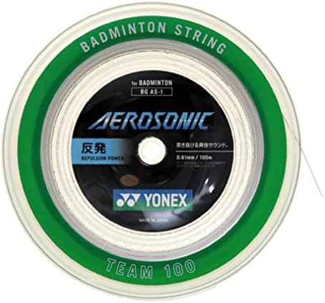 Amazon | YONEX「AEROSONIC200mロール BGAS-2」バドミントンストリング 