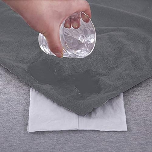 Image of Utopia Bedding Cotton Waterproof and dustproof Water absorbant Terry Fitted Mattress Protector (72x78 inches) Gray