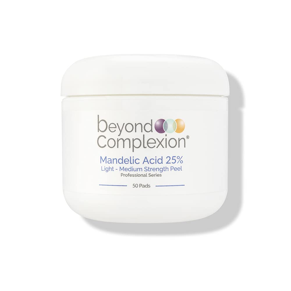 25% Mandelic Acid Peel Pads for Face – Anti-Aging Peel Pads to Reveal Radiant Smooth Skin while Fighting Acne and Diminishing Signs of Discoloration (50 PADS)