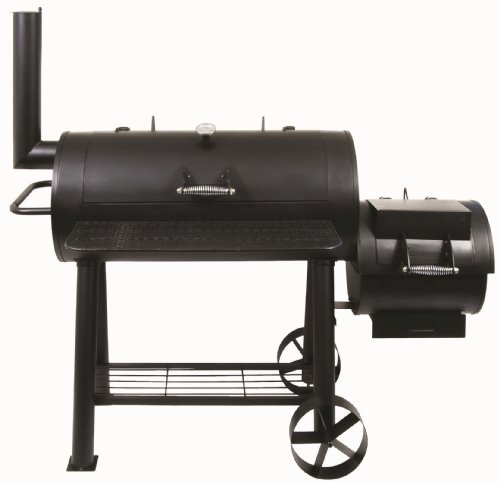 Preisvergleich Produktbild El Fuego® Holzkohlegrill / Smoker Huyana, Schwarz, 169x139x66 cm