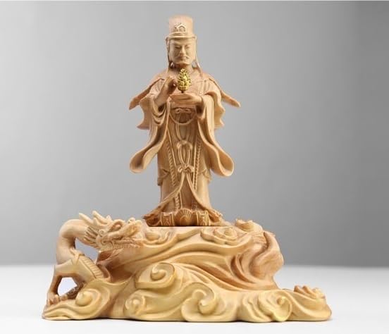 Amazon｜仏像 龍神（龍王）立像 善女龍王 善如龍王 清瀧権現 木彫仏像