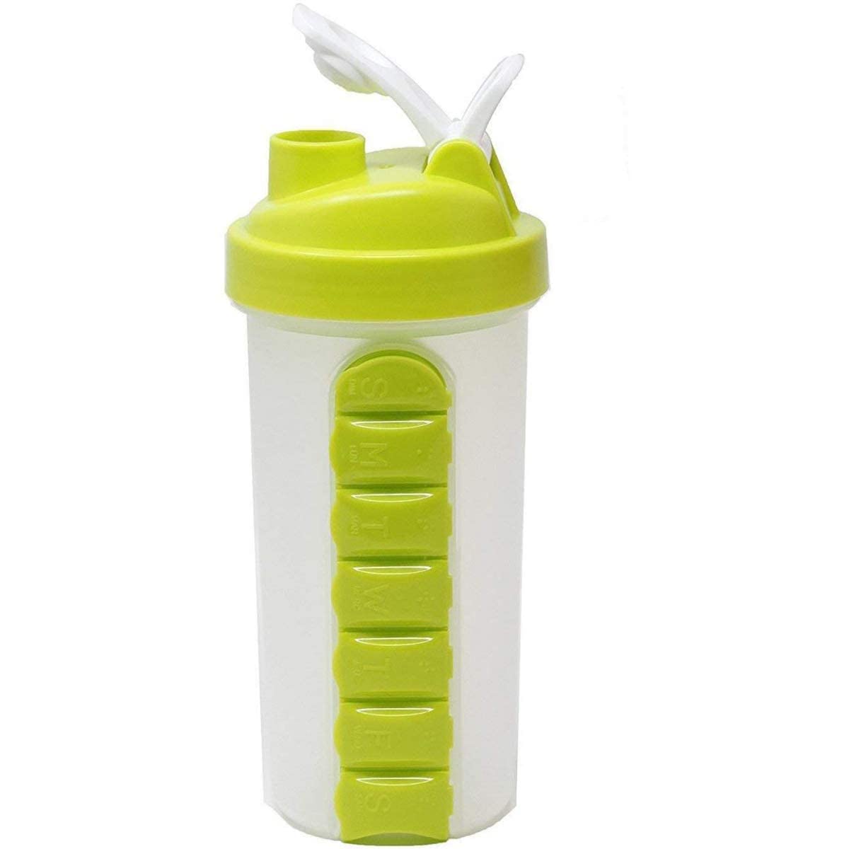 2-in-1 Weekly Medicine & Vitamin Organizer Bottle 600ml – Candy Color Pill Box with Water Bottle Combo – 7-Day Portable Tablet Storage & Hydration Bottle (1 Piece)-picture-54