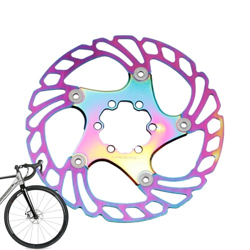 Accessoire de cyclisme pour montagne : disque de frein coloré et ventilé