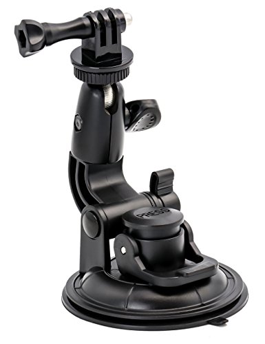 Car Windshield Mount 360 Degree Rotation Big Suction Cup Mount Camera for Gopro