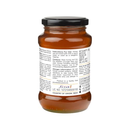 Image of INDIGENOUS HONEY Pure Rosewood Shisham Honey Raw Organic 17.64 oz Glass Jar
