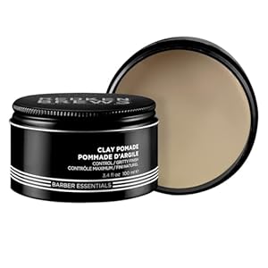 Redken Brews Clay Pomade For Men – Volumizes Fine And Medium Hair With Long-Lasting High Hold and Matte Finish